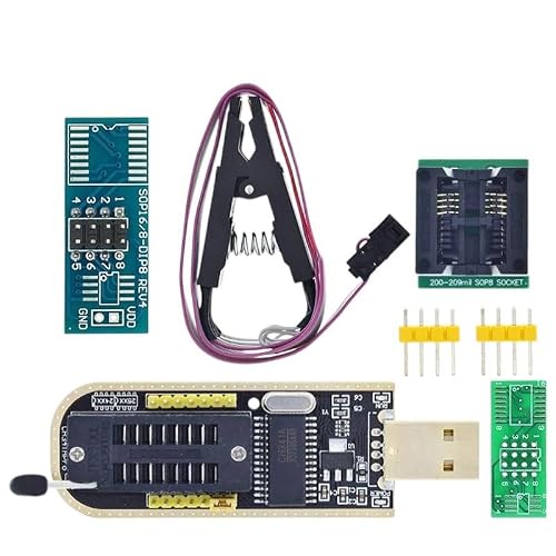 CH341A XTW100 24 25 Series Eeprom Flash Bios CH341 USaB Programmer Module  SOIC8 SOP8 Test Clip for 93CXX25CXX24CXX New 2025 High for Reliable Electronic Component, Precision, Stable Performance
