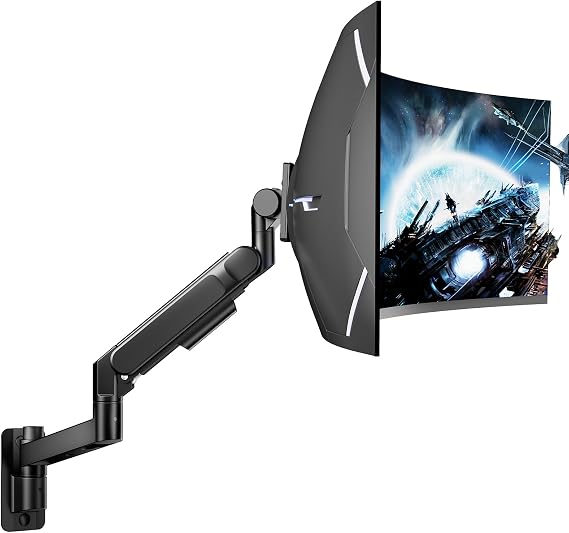 ARES WING Monitor Wall Mount for 24-57 Inch Ultrawide Screen, Black