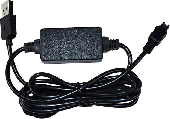 HQRP USB Charger Adapter Compatible with Sony HandyCam HDR-CX560V, HDR-CX700V, HDR-XR106E, HDR-XR500, HDR-XR500E, HDR-XR520, HDR-XR520E Camcorder