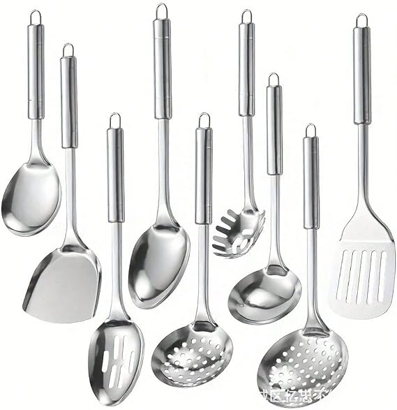 9 Piece Stainless Steel Kitchen Tool Set