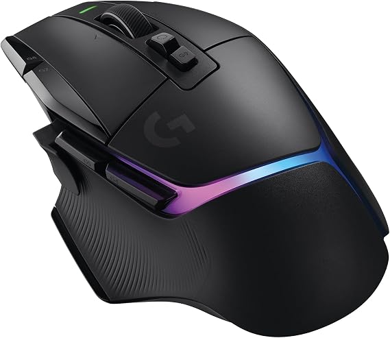 Logicool G Gaming Mouse G502 X PLUS LIGHTSPEED Wireless Mouse G502XWL-RGBBK LIGHTFORCE Hybrid Switch HERO 25K Sensor 13 Programmable Buttons USB Type-C Charging LIGHTSYNC RGB POWERPLAY Compatible