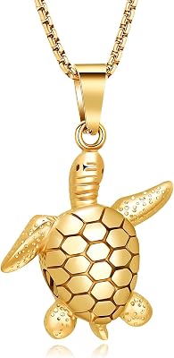Sea Turtle Urn Necklace for Ashes for WomenMen Cremation Jewelry Memorial Jewelry Urn Locket Pendant Gifts