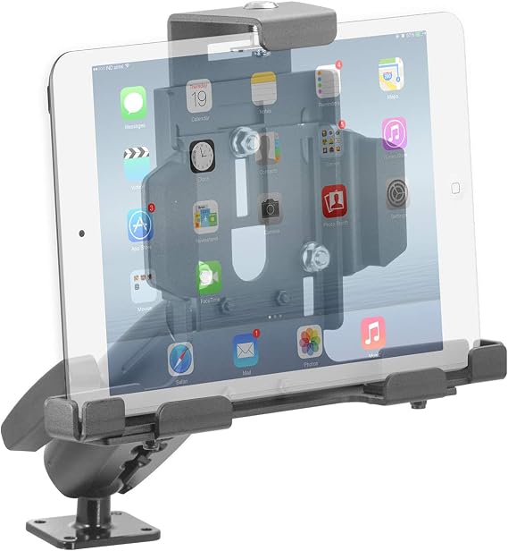 iBOLT TabDock LockPro 38mm Tablet Drill Base Mount 7-10" Metal for Trucks