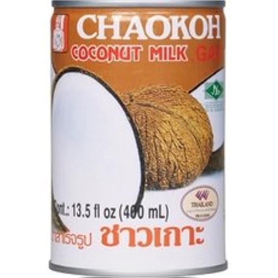 Chaokoh Coconut Milk, 13.5-ounce Cans (Case of 12)