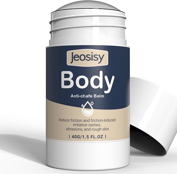 Anti Chafing Stick-Body Anti Chafe Balm Cream Anti Chafing Friction Defense Balm for Thighs, Chest, Arms, Feet, Elbows and Areas Where Skin Hubs,Travel Size Use Before or After Sport Exercise