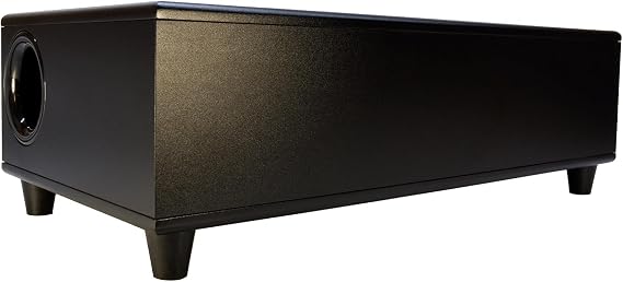 Earthquake Sound CP-8 Couch Potato - 300W Peak Powered 8-Inch Slim Home Theater Subwoofer with Down-Firing Bass Reflex Enclosure Design (Black Laminate, Single)