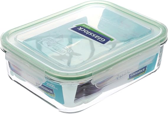 GlassLock Rectangle Storage Container 2 Litres
