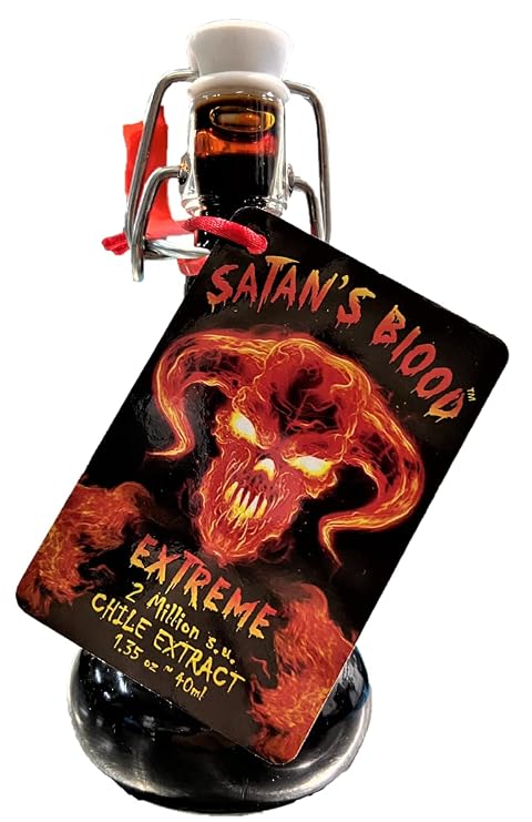 Satan's Blood Chile Extract Hot Sauce, 1.35 Ounce (Extreme)