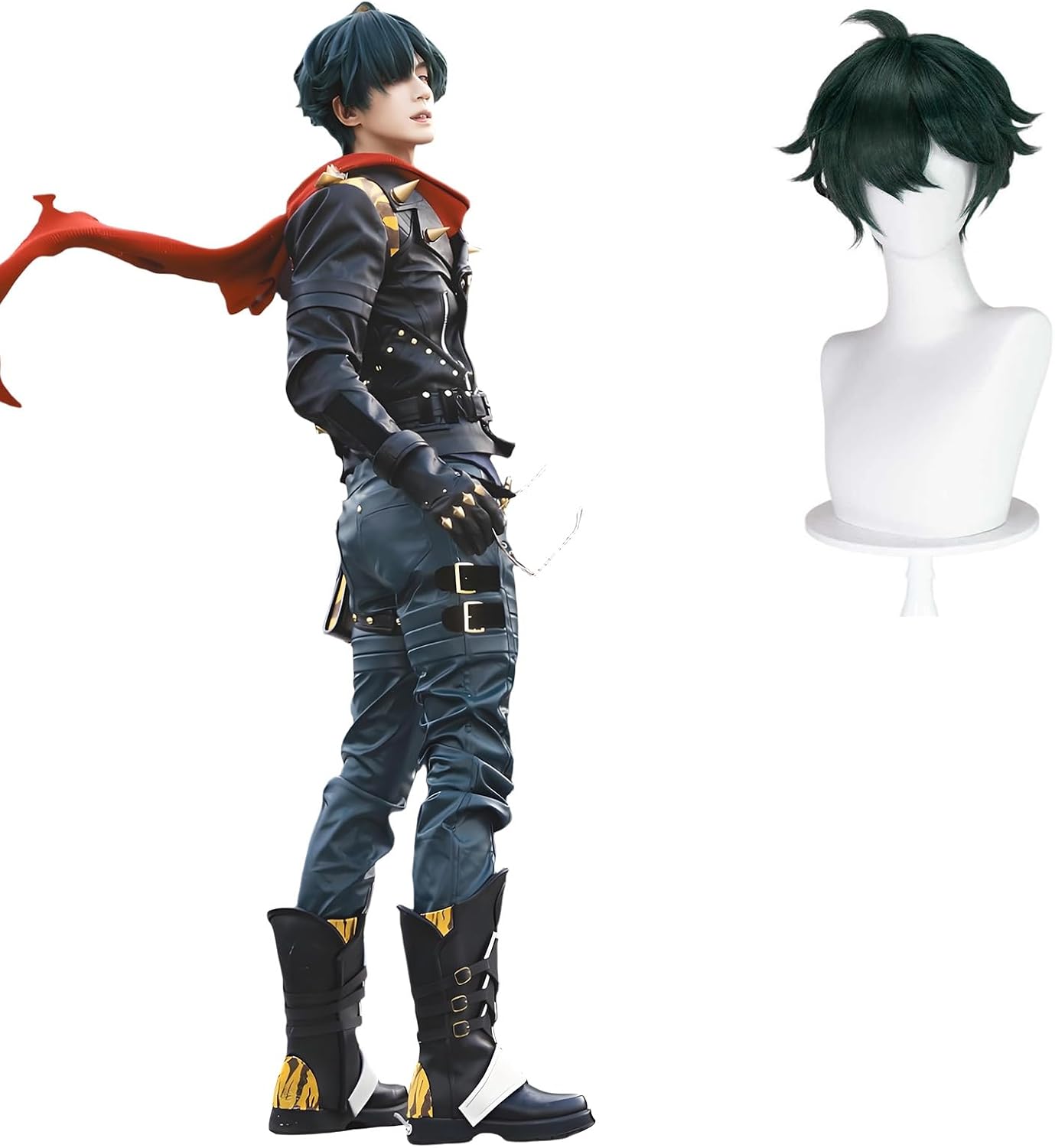 Shinpei Ryōhin ZENZERO Cosplay Wig Included, Welcome to Apocalyptic World! Ellen Karin Niko Rin Akira Cosplay Costume, Adult Costume, Game Costume, Event, ZZZ Cosplay