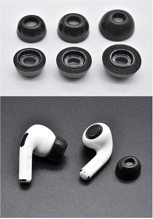 Zotech Replacement 3 Pairs Memory Foam Ear Tips for Apple Airpods Pro (S/M/L)