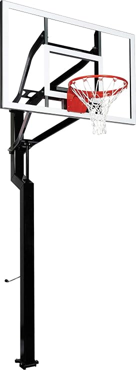 Goalsetter All-Star In Ground Adjustable Basketball System with 54-Inch Acrylic Backboard - Multiple Rim Options