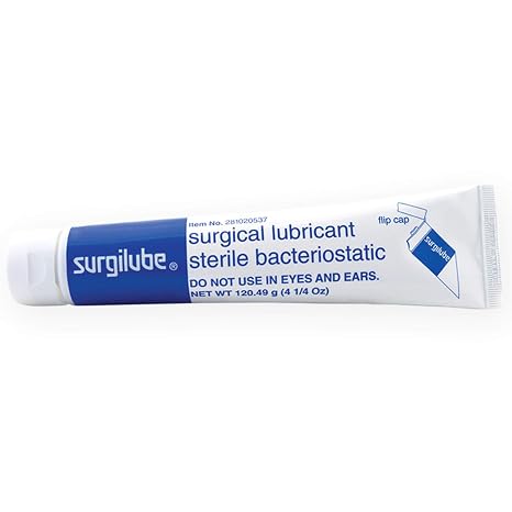 Surgilube Lubricating Jelly, Flip Top Tube, 4.25 oz