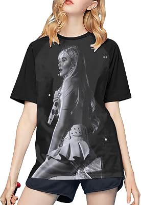 Sabrina Carpenter Shirts Womens Singer Graphic T-Shirts Trendy Clothes Casual Tee Tops