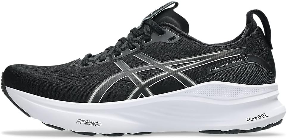 ASICS GEL-KAYANO 32 Men's Running Shoes, Black/White 002 Black/White Official Store Limited Color, 11.4 inches 29.0 cm