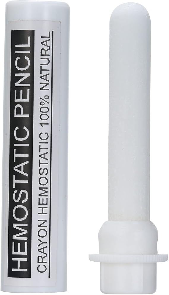 Generic Pen Type Styptic Pencils Stone S s Cuts Bleeding Shaving Cut Stick -Infection Men's Shaving Tool, White
