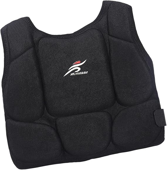harayaa Karate Chest Protector Body Protector Belly Protection Taekwondo Protector Vest Rib Protector for Sparring Training