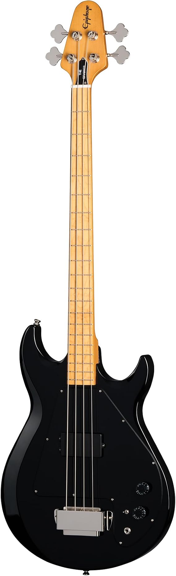 Epiphone Grabber Bass, Ebony with Gig Bag