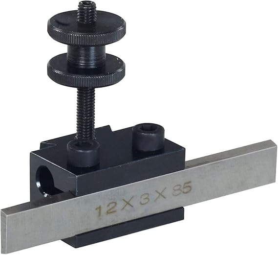 Proxxon Parting Steel Holder with Blade for Precision Lathes PD 250/E + PD 400 for Cutting Workpieces Blade HSS 12 x 3 x 85 mm) 24217