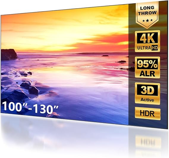 NothingProjector ALR Screen for Standard/Long Throw Projector, 120 inch