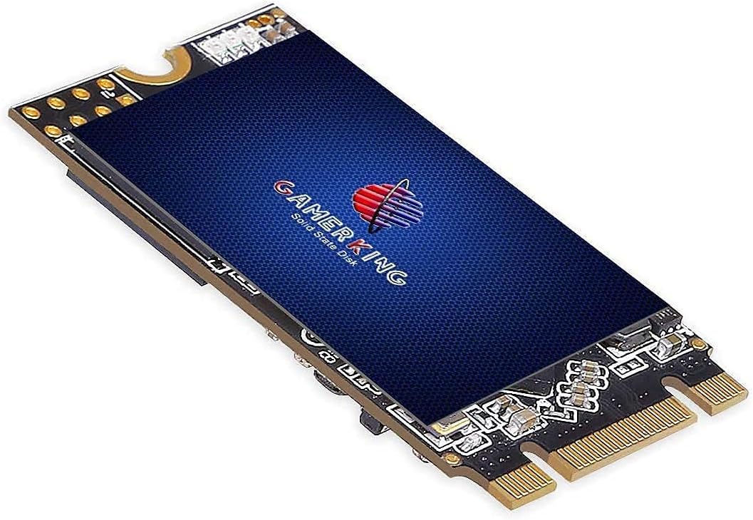 GamerKing M.2 2242 SSD 500GB SATA III 6Gb/s NGFF Internal Solid State Drive Hard Drive High Performance Hard Drive for Laptop/Desktop/Solid State Drive SSD 500GB, M.2 2242
