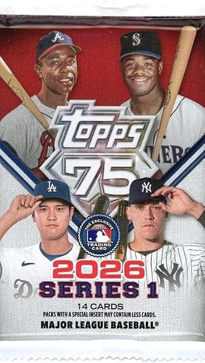 2026 Topps Series 1 (75th Anniversary) Baseball Retail Pack