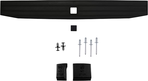 IAMAUTO 38342 Tailgate Step Pad Molding Center Pad Flex Integrated Fits 2021-2023 Ford F150 Replaces ML3Z-9940602-A