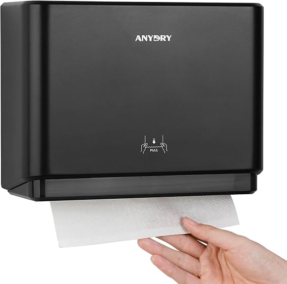 anydry 200-Sheet Paper Towel Dispenser Wall Mount (Folded Size 10 x 3.1)