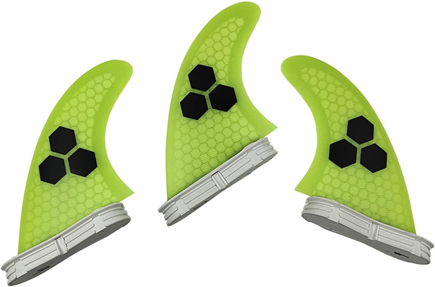 This Well Rounded Template is Designed to Strike 2 Fins G7 Large Sup Board Fiberglass Honeycomb 3 PcsSet Prancha Stand Up Paddle Board Thruster Fin Sets Color : Yellow L, Size : 1