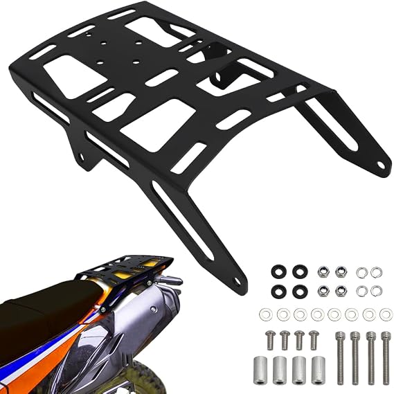 for Honda CRF300L Rally ABS 2021-2024 Rally Rear Luggage Rack Carrier Mount Aluminum Cargo Rack Tail Rack Support Shelf CRF300L Accessories