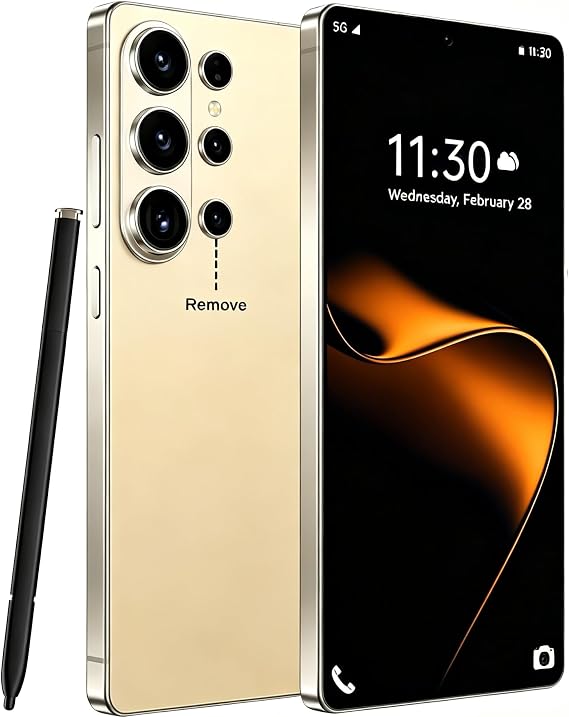 C26 Ultra Phone 6.9 inch Android 15 Smartphone, 12GB+512GB