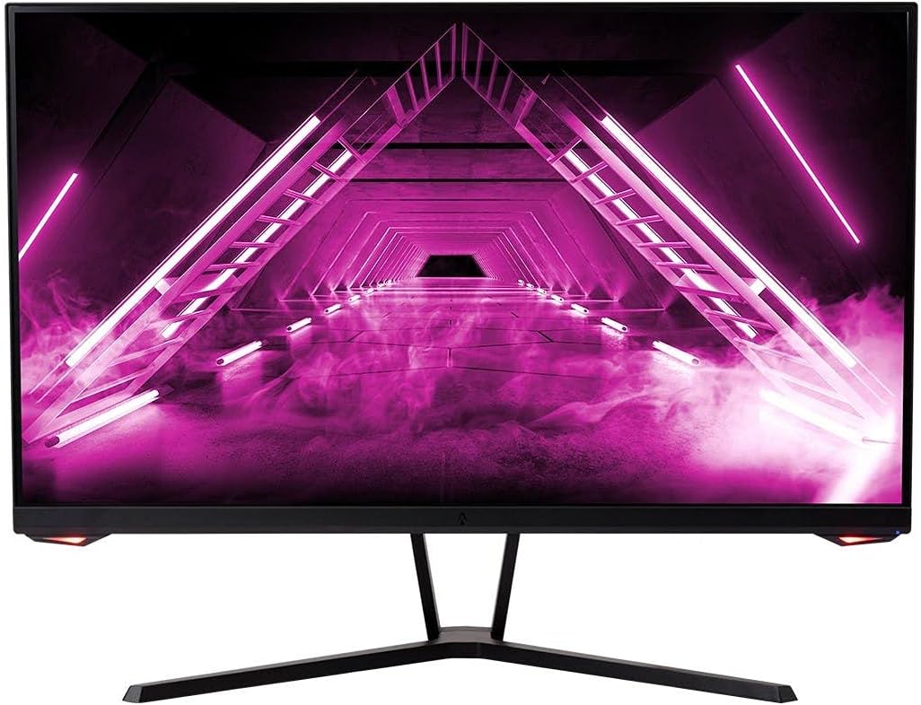 Monoprice 24 Inches Gaming Monitor - 16:9, 1920x1080p, FHD, 144Hz, AHVA, 1920x1080p @144Hz, 16:9 aspect ratio, AHVA Panel, 75x75 VESA Mount wType-C input - Dark Matter Series