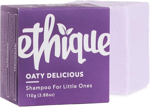 Ethique Oaty Delicious - Gentle Solid Shampoo Bar for Babies and Kids - Vegan, Eco-Friendly, Plastic-Free, Cruelty-Free, 3.88 oz (Pack of 1)