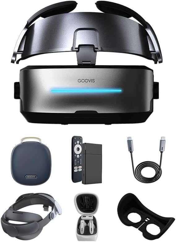 GOOVIS G3 MAX All Inset HMD Headmount Display Private Theater Goggles Headset No Eye Fatigue AMAZON Prime WOWOW Scaper Netflix Hulu dTV GYAO! Youtube Golf Baseball Cartoon Movie PS5 Game Console with