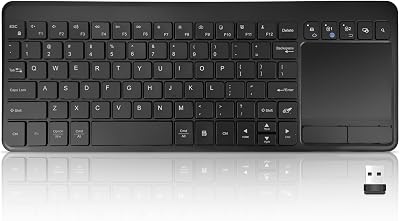 INFINMIND Wireless Bluetooth TouchPad Keyboard with Multi-Device Keyboard for Windows,Laptop,Tablet,Windows,Android,Chrome OS