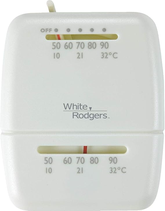 White-Rodgers Emerson M30 White Heat-Only Thermostat