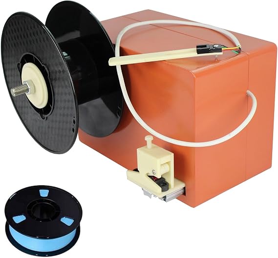 3D Printer Filament Extruder Machine - Desktop Filament Recycler for Office and Workshop - Wire Winder Tools with Speed Range 200mm/min to 600mm/min