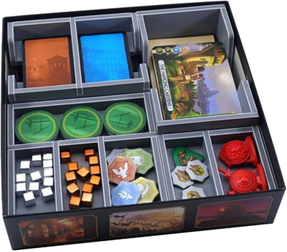 Folded Space Box Insert: 7 Wonders Duel & Expansions,FS-7WDUELV2