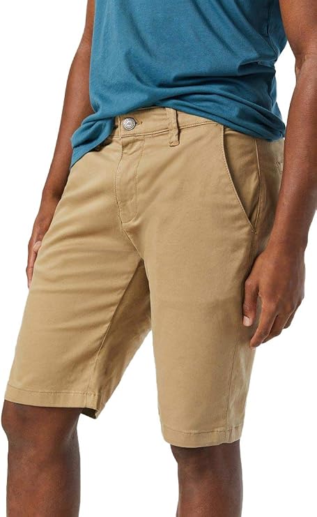 Mavi Jacob Men's Slim Fit Chino Shorts, 11" Inseam Cotton Khaki Shorts for Men, Slim Fit & Casual Shorts for Men