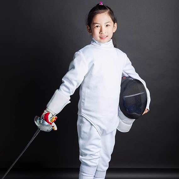 350N Fencing Sport Uniform Suit, Fencing Uniform Suit, Fencing Equipment, Unisex Pants Jacket Vest Set, Right Hand