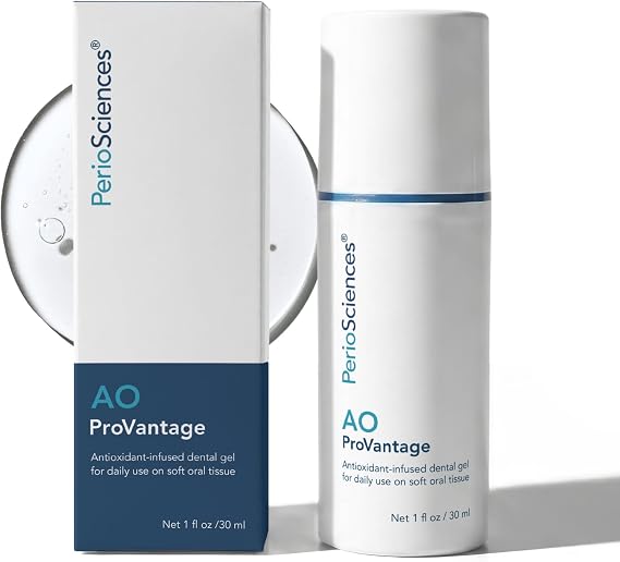 PerioSciences AO ProVantage Dental Gel with Antioxidants Oral Gum Gel Oral Care to Maintain Gum Health, 1 fl. Oz / 30ml