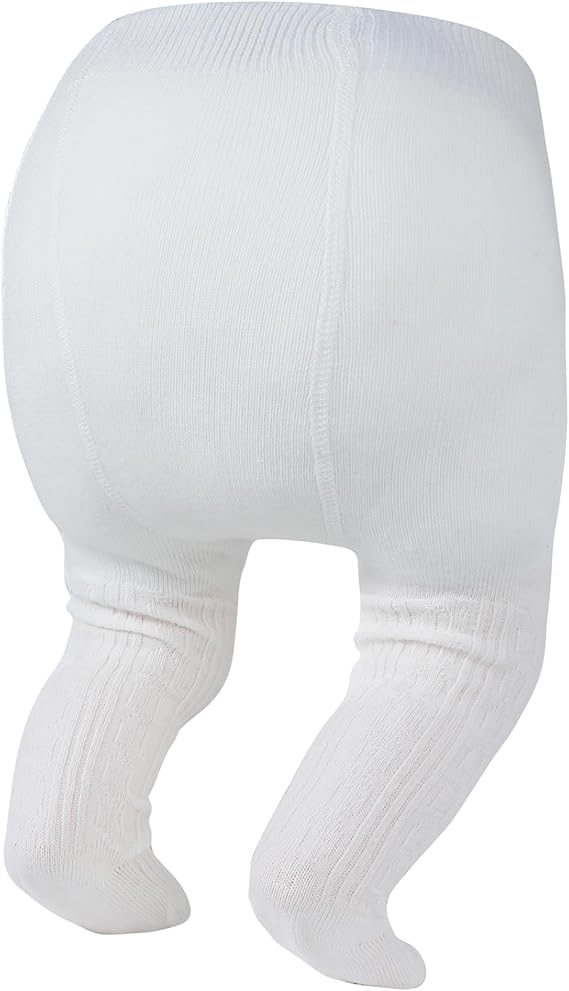 Zando Cotton Tights for Baby Infants Toddlers Cable Knit Stockings Leggings