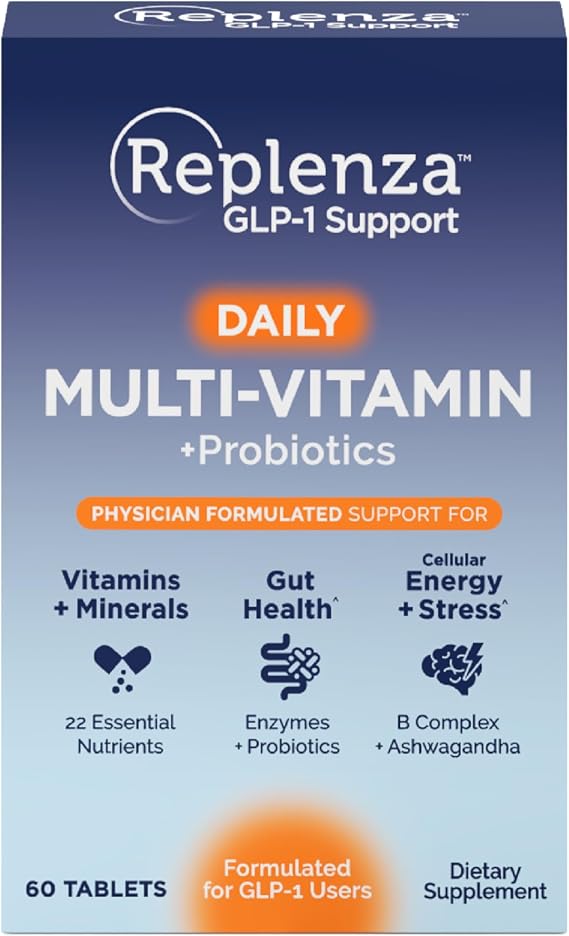 Replenza Daily GLP-1 Nutritional Support Supplement, 60 Tablets