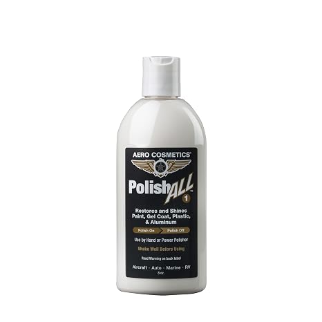 Polish All Aircraft Grade Paint, Aluminum & Plastic Window Polish for Your Car Boat RV Motorcycle 8oz ...