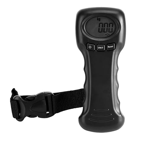 Luggage Scales,Ocs8 50kg/110lb Portable Digital Luggage Scale Travel Hanging Luggage Scale Electronic Weight with LCD Digital Display