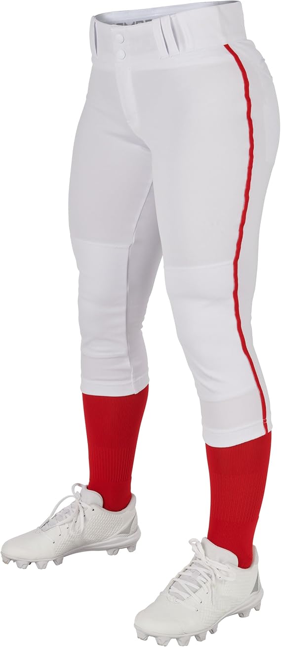 Champro Girls Tournament Traditional Low-Rise Softball Pants with Braid