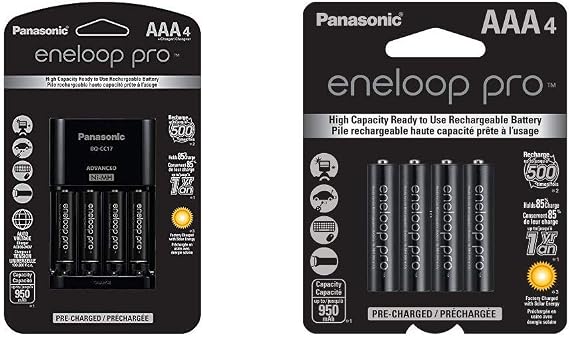 Panasonic eneloop pro AAA and Charger Bundle