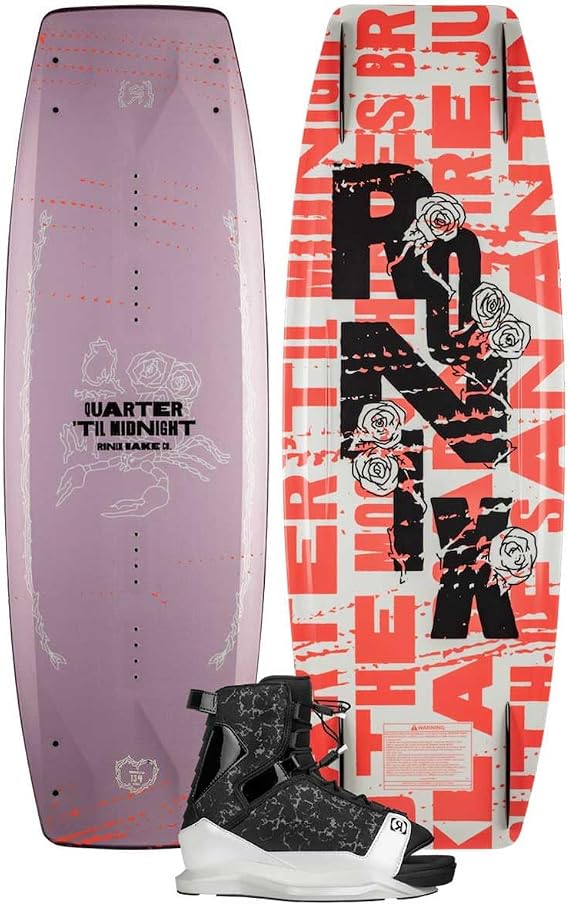 Ronix Quarter 'Til Midnight Women's Wakeboard Package w/ Halo Bindings 2026, 129 cm, Luxe - Women's 8-10.5