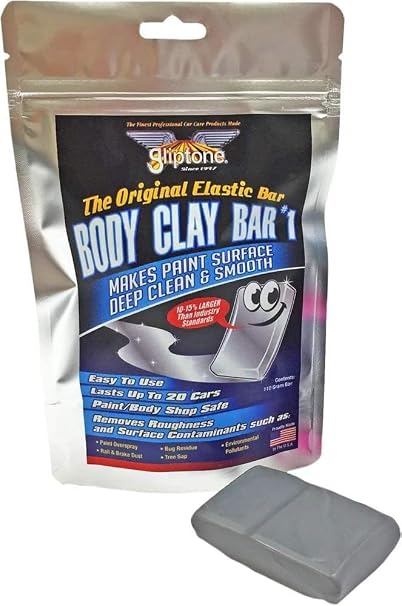 Gliptone Professional Body Clay Bar for Paint, 1 Count