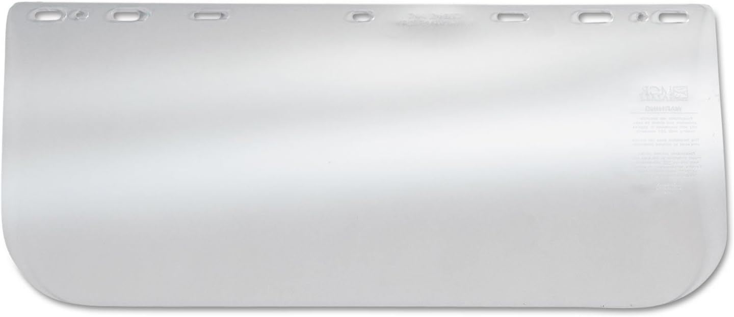 Crews 181640 Faceshield, 8 x 15 12 x 0.04, Clear