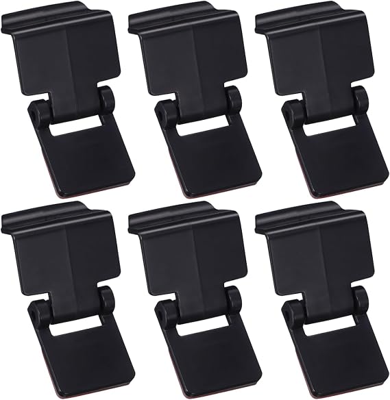 Baluue 6 Pack Reptile Feeding Tank Buckle Turtle Terrarium Buckle Reptile Cage Lock for Breeding Box Easy Install Lid Clips for Amphibious Tank Rain Forest Turtle